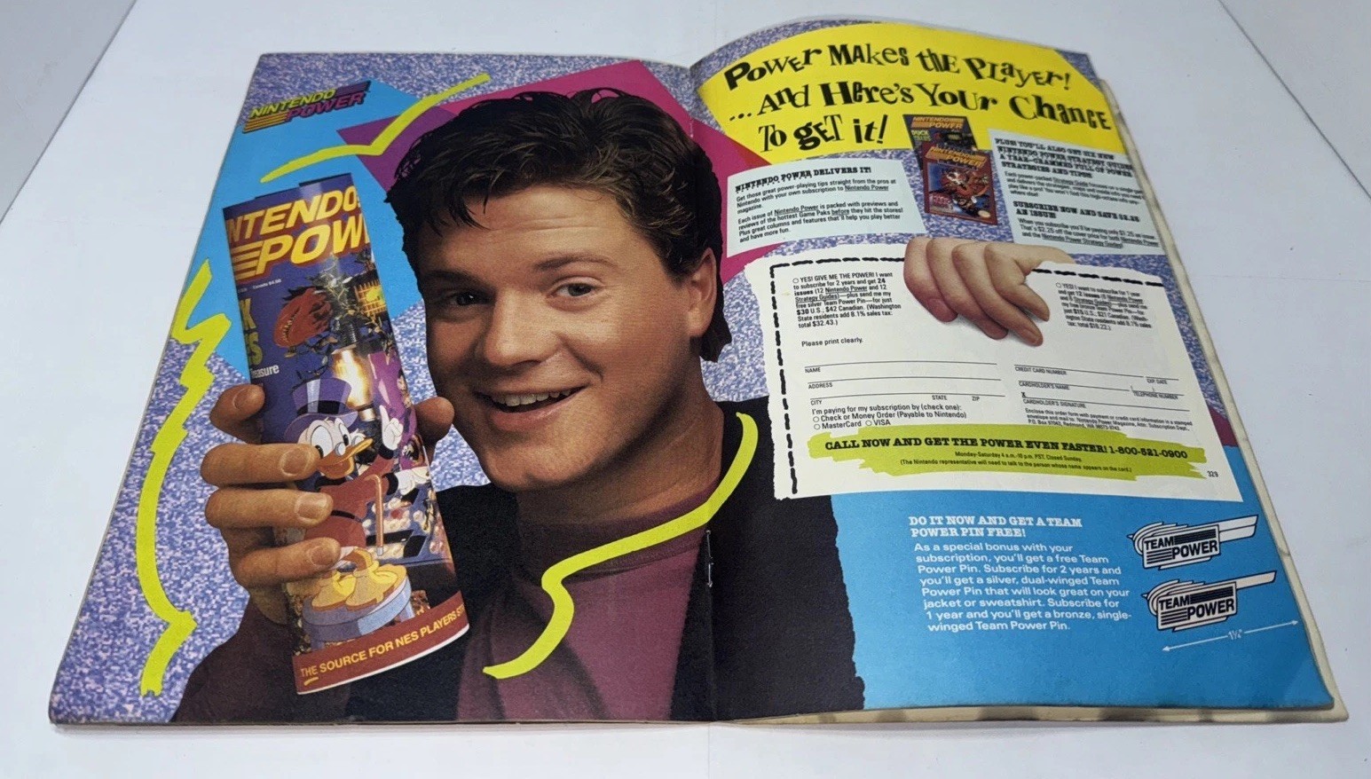 Game Boy Valiant Vol. 1 No. 1 Vintage 1990 Nintendo Comics System w/ Reg. Card