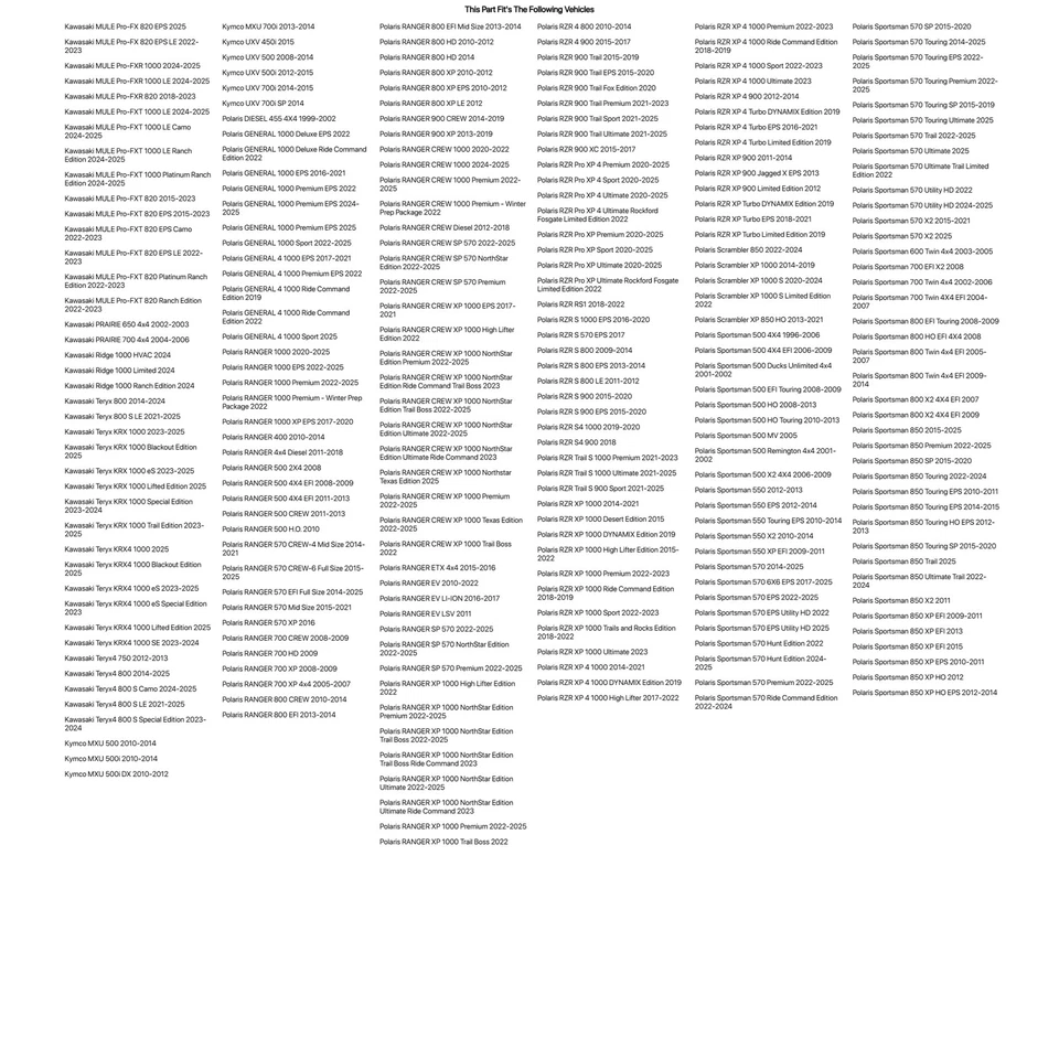 Tusk TriloBite® HD 8-Ply Tire 27x11-14 For ARCTIC CAT Prowler 550 XT 2010-2015 Foto 4 de 4