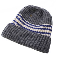Forty Five RPM 45R 45rpm Ribbed crimp wool snow cap knit hat hat wool rib stripe