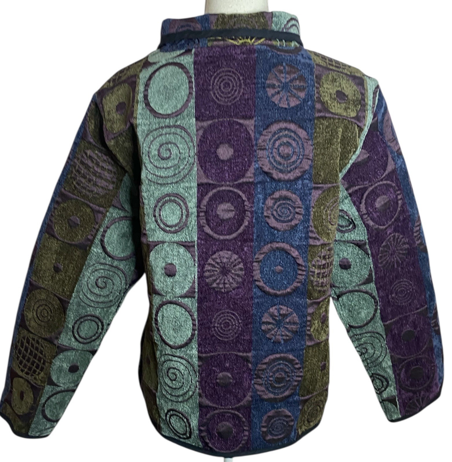 Tapestry Celestial Reversible Coat Psychedelic Em… - image 14
