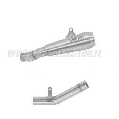 Arrow Link Pipe+Pro-R Exhaust Nichrom/Inox KAWASAKI ZX-6R 636 2019
