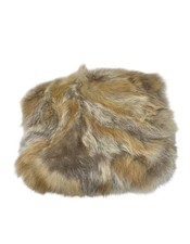 Vintage Gray/orange Authentic Fur Hand Warmer Muffs