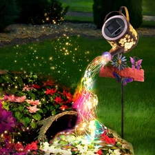 Solar Watering Can Light - Solar Lights Yard Decorations Outdoor,Garden Decor Li