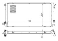 Hart 616 612 KüHler, MotorküHlung FüR Nissan,Opel,Renault