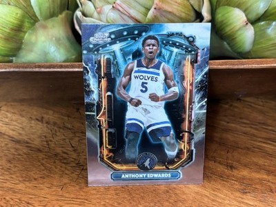 2025-26 Topps Chrome Cosmic Anthony Edwards Extraterrestrial Talent ET-2 TWolves