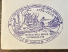 1932 "BATTLE OF HARLEM HEIGHTS" Pictorial Cover .03 purple Washington stamp — photo 2
