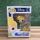 Funko Pop! Disney TINKER BELL GLITTER Vinyl Figure #10 Hot Topic Diamond NIB
