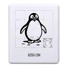 'Penguin Waddling on the Ice' Sliding Puzzle (PZ00029392)
