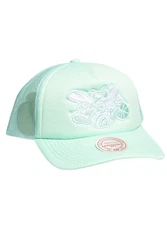 Mitchell & Ness Teal NBA Charlotte Hornets Pastel Trucker HWC Snapback - OSFA