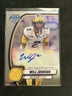 2024 Bowman Chrome University Will Johnson Autograph Michigan