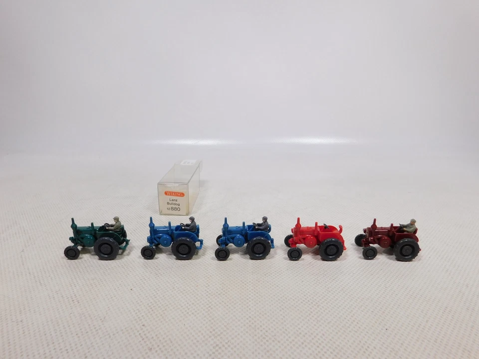 Bulldog Trattore Lanz 1:87 H0 5X Mint Ecc Box #EG963-0,5 - Immagine 2 di 4