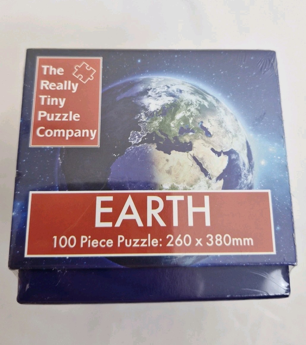 100 Piece Jigsaw Puzzle Cube of the Earth New Factory Sealed.