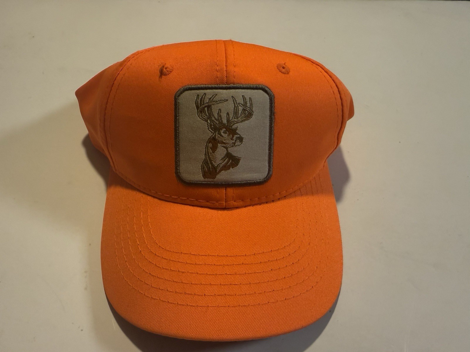 Cabela’s Hunter Orange Buck Patch SnapBack Adjust… - image 1
