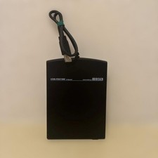 I-O DATA USB-FDX1BK External USB Floppy Disk Drive Black Compact Design