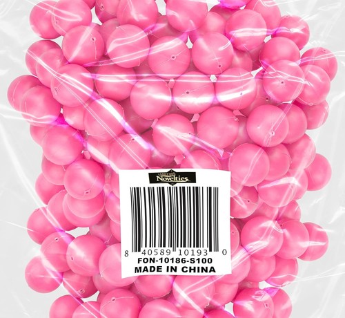 Fairly Odd Novelties 3/4" Mini Tischtennis/Tischtennis/Beer Pong 19mm, pink - Bild 4 von 6