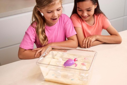 Pets Alive Mama Schildkröte & Baby Überraschung Spielset Serie 1 kommt lebendig im Wasser Neu - Bild 4 von 6