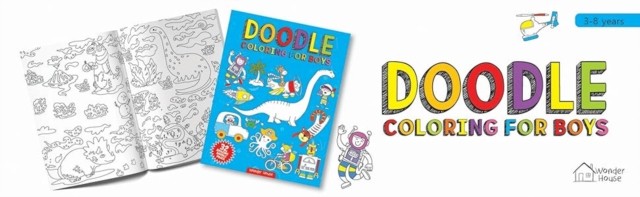Doodle Coloring For Kids Wonder House Books - Image 2
