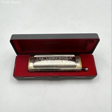Hohner Chromonica 260 Chromatic Harmonica Key of C 10-Hole Made in Germany Case