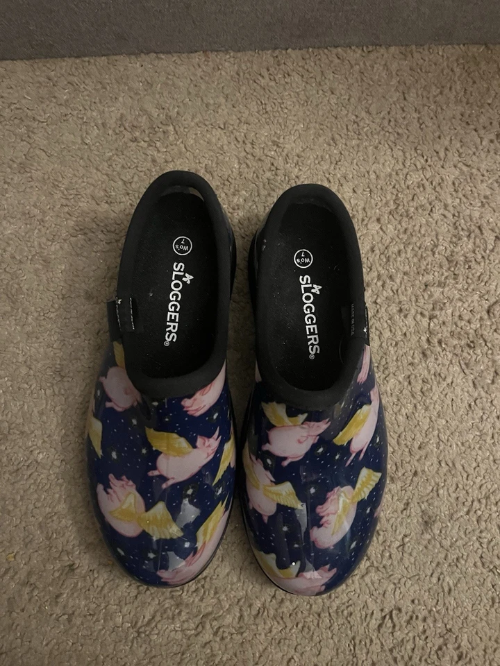 Sloggers Original Waterproof Rain and Garden Shoes for Women Outdoor Size 7 -pig - Image 2 of 4