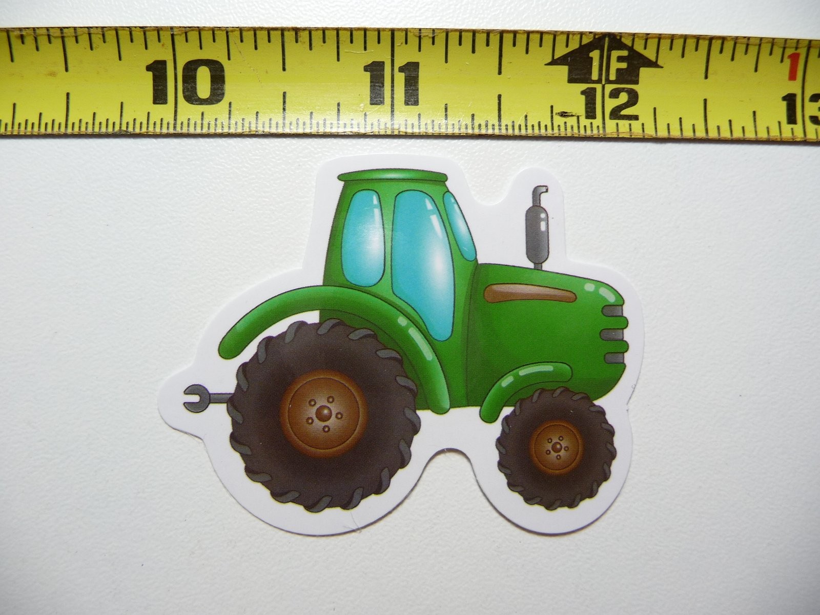 Cartoon Bulge Cab Tractor Sticker Decal for Farm Country Ranch Life Farmer