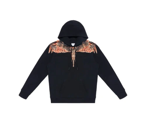 FELPA CON CAPPUCCIO MARCELO BURLON CONTEA DI MILANO ICON WINGS