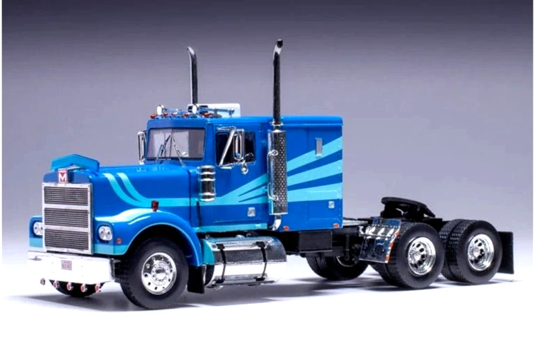 IXO DIECAST 1/43 1980 MARMON CHDT TRUCK/TRACTOR/CAB IN 2-TONE BLUE TR216