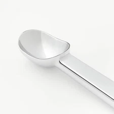 Ice Cream Scoop Silver - Figmint™: Zinc Alloy, Dishwasher-Safe, 7.6" Length, 5.0