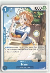 One Piece TCG Nami P-053 Premium Booster - The Best (PRB01) Foil Promo