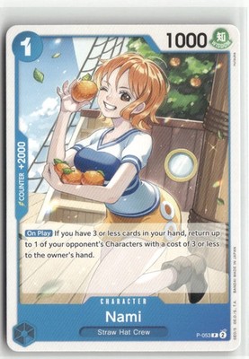Nami P-053 PRB-01 Premium Booster One Piece Card Game English NM