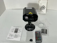 Mini Party Laser Multi Color Light Projector Remote Control Open Box