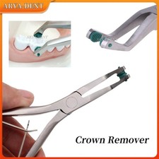 1pcs Dental Orthodontic Temporary Crown Remover Removal Pliers with Rubber Tips