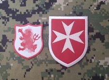NSWDG DevGru Crusader/Hospitaller Corpsman Patch Set Of 2