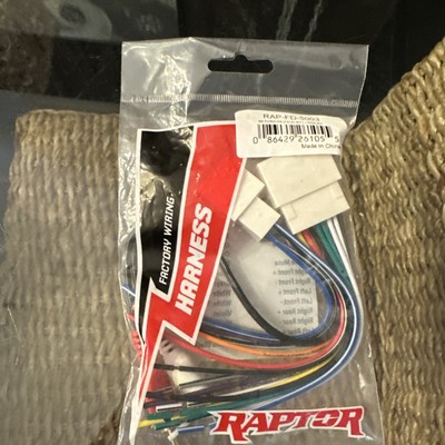 Raptor FD-5003 Car Stereo Wire Harness for Select 1998-2005 Ford/Lincoln/Mercury