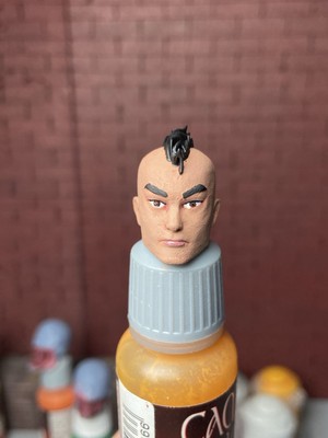 Mohawk Mark Custom Invincible Head 1/12 Scale Painted Marvel Legends Mafex MCF
