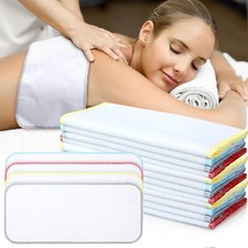 Newwiee 12 Pcs Castor Oil Pack Wrap Organic Cotton Flannel Reusable Washable ...