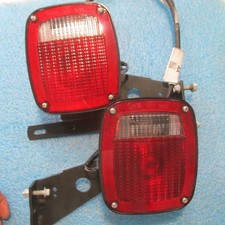 Grote 9130 Trailer Tail Lights Fo Moco Wire Harness Bolts License Angle Brackets