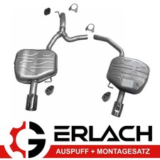 Auspuffanlage für Volvo V70 III D4 D5 XC 70 II D4 D5 Auspuff 7295