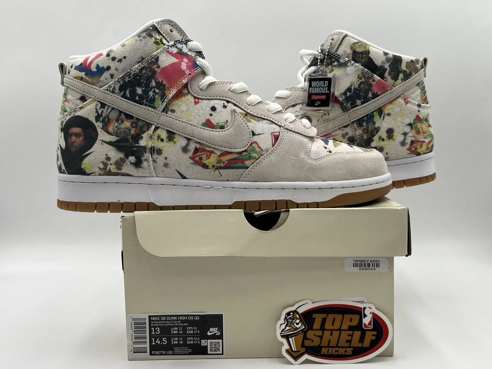 DS NEW NIKE DUNK HIGH SB SUPREME TAILLE 13 Rammezelle 2023 authentique OG rare rétro