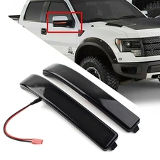 LED Sequential Side Mirror Turn Signal Marker Light Lamp For Ford F150 2009-2014