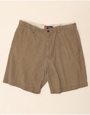 CHAPS Mens Chino Shorts W38 XL Beige Cotton AX04