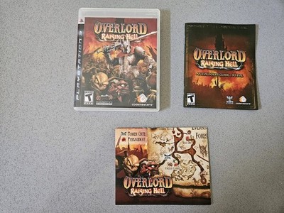 Overlord Raising Hell PS3 Original Case Art and Manual Booklet ONLY NO GAME