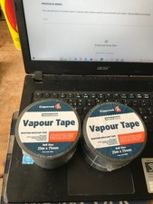 2 rolls of vapour tape 25mt x 75mm