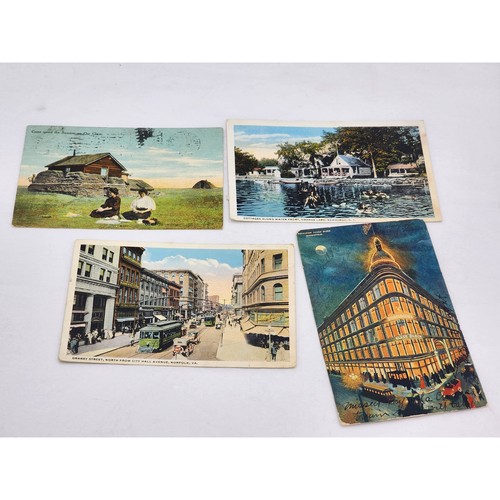 c1907 Postkarten Lot Norfolk VA Granby St Summer Claim Donaldson Glas orange Lk - Bild 4 von 8