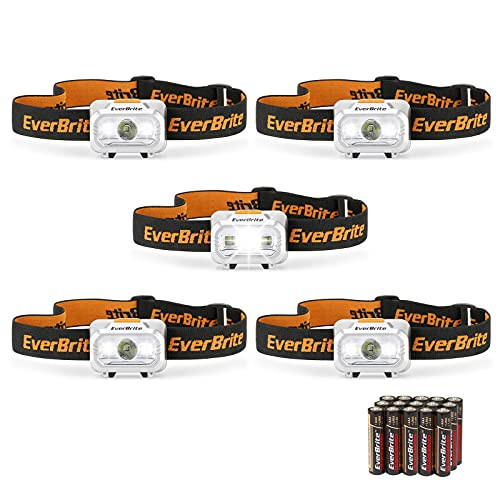 LED Headlamp, 4 Lighting Modes, Pivoting Head with Adjustable Headband, IPX4 5 - Picture 1 of 6
