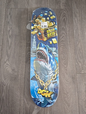Skateboard Deck Sealed DGK Treasures Brian Reid Pro Model 8.06