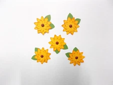 Flower tiny blooms Design 5  Yellow    Die Cuts Card Making/scrapbooking
