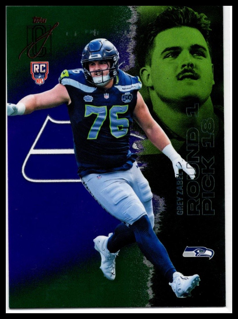 2025 Topps Signature Class #223 Grey Zabel Green & Purple