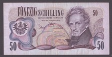 Austria/Austria; P. 143); 50 shillings from 2.1.1970