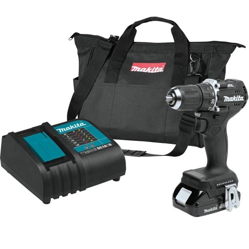 Makita XFD15SY1B 18V LXT Sub-compact Brushless Drill-Set Kit - Black