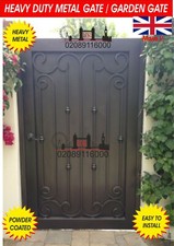METAL GATE / WROUGHT IRON GATE / GATE. METAL GARDEN SIDE GATE DESIGN GATE